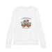 T-shirt blanc à manches longues pour enfant avec un motif floral et le texte L'amour de Dieu.