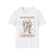 T-shirt blanc pour homme avec une illustration chrétienne sur le thème de la multiplication des pains.