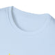 T-shirt blanc à col rond pour homme avec un design inspiré de la foi.