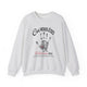 Sweat-shirt gris chiné avec une empreinte de main et le texte religieux Car vous êtes le chef-d'œuvre de Dieu.