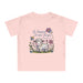 T-shirt rose pour bébé avec un dessin d'agneau et l'inscription Le Seigneur est mon Berger.