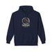 Sweat à capuche bleu marine pour femme avec une illustration de corbeau et de roses.