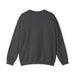 Sweat-shirt à col rond pour homme de couleur gris anthracite, présenté de dos.