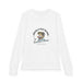 T-shirt blanc à manches longues pour enfant avec une illustration de poisson et un texte religieux.