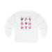 T-shirt blanc à manches longues avec une illustration de fruits et le texte Fruit de l'Esprit.