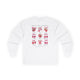 T-shirt blanc à manches longues avec une illustration de fruits et le texte Fruit de l'Esprit.