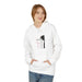 Femme portant le sweat à capuche blanc Jésus est mon Dieu avec illustration artistique chrétienne.