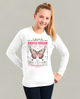 Sweat blanc pour enfant avec papillon vintage et verset biblique 2 Corinthiens 5:17 en français.