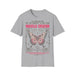 T-shirt gris pour homme avec un papillon et le verset biblique 2 Corinthiens 5:17 imprimé.