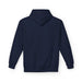 Sweat à capuche bleu marine pour femme vu de dos, avec une coupe décontractée.