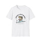 T-shirt blanc pour homme avec une illustration de poisson et le texte Jésus a fait de moi un pêcheur.