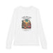 T-shirt blanc à manches longues pour enfant avec une illustration de cactus et un texte religieux.