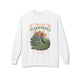 Sweat-shirt blanc pour femme avec un motif de paon et le texte Mais soyez transformés.