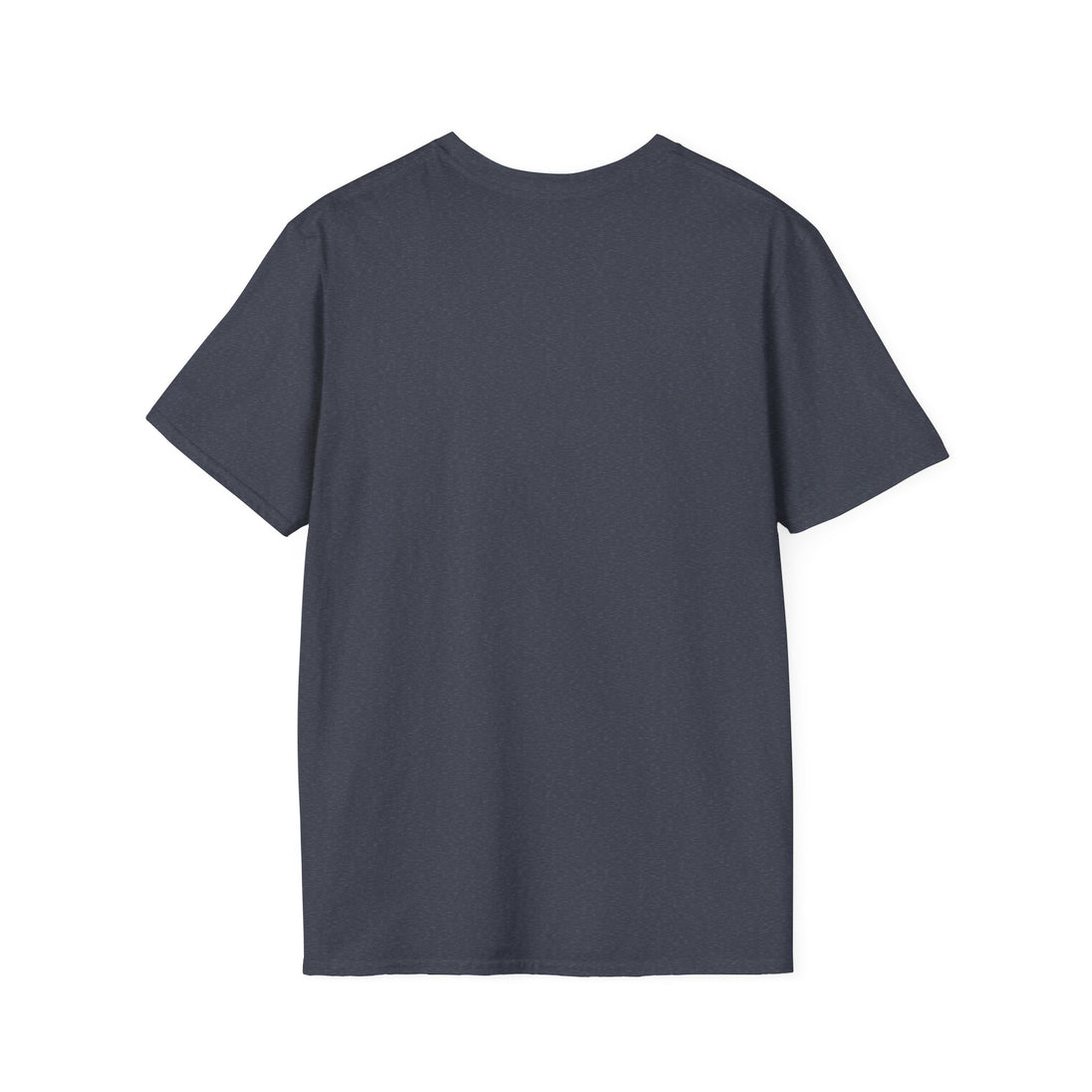 Vue arrière d'un t-shirt pour homme de couleur gris anthracite uni.