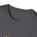 T-shirt gris à col rond avec l'inscription Jésus est mon Superhéros en style bande dessinée.